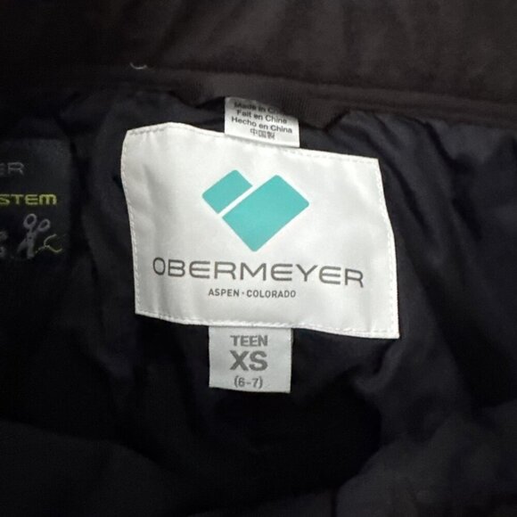 Obermeyer Snow Pants Teen Black Size X-Small 6-7 - Picture 6 of 7